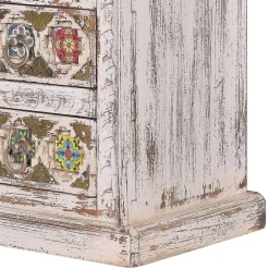 Shabby Chic Nachtkommode in Antikweiß - Mirell^Wohnen Clearance