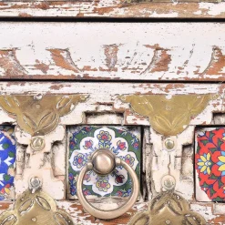 Shabby Chic Nachtkommode in Antikweiß - Mirell^Wohnen Clearance