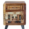 Shabby Chic Nachtkommode aus Recyclingholz - Tunar^Wohnen Hot
