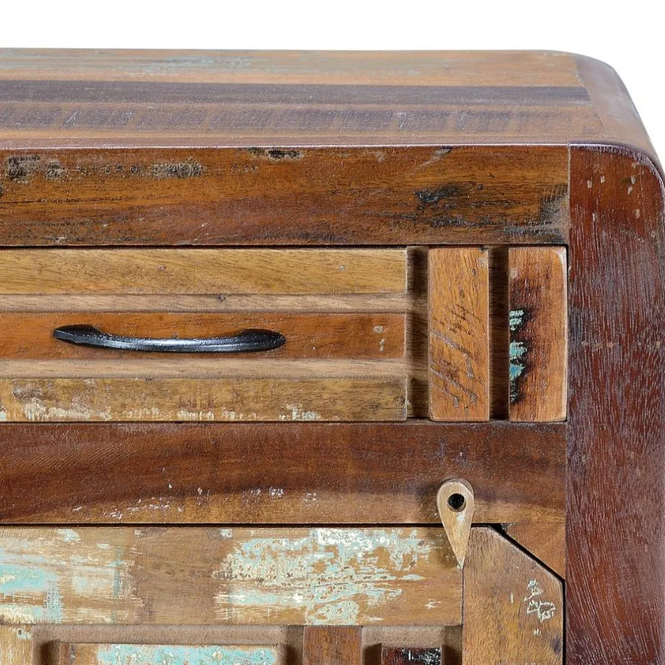 Shabby Chic Nachtkommode aus Recyclingholz - Tunar^Wohnen Hot