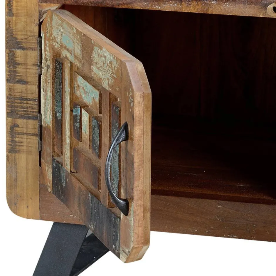 Shabby Chic Nachtkommode aus Recyclingholz - Tunar^Wohnen Hot