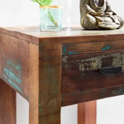 Wohnen Shabby Chic Nachttisch Dencig mit Schublade