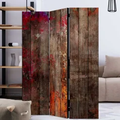 Shabby Chic Paravent in Bretterwand Optik - Nico^Wohnen Best