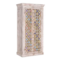 Wohnen Shabby Chic Schrank in Antikweiß - Mirell