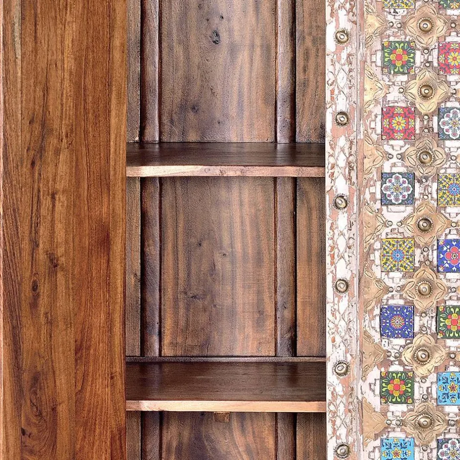 Wohnen Shabby Chic Schrank in Antikweiß - Mirell