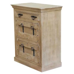 Shabby Chic Schuhkommode in Grey Wash - Abid^Wohnen Online