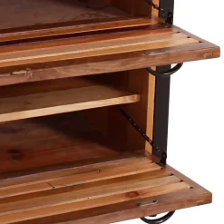 Shabby Chic Schuhschrank aus Recyclingholz - Vosbadus^Wohnen Discount