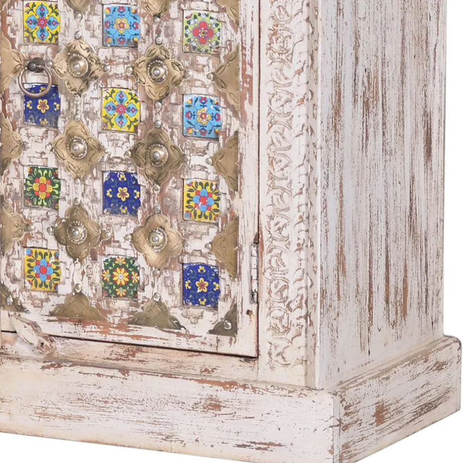 Wohnen Shabby Chic Sideboard in Antikweiß - Mirell