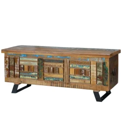 Wohnen Shabby Chic Truhe aus Recyclingholz - Tunar