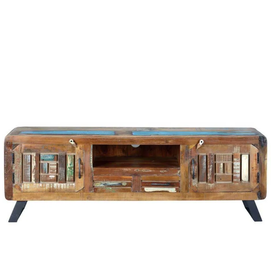 Shabby Chic TV Lowboard aus Recyclingholz - Tunar^Wohnen