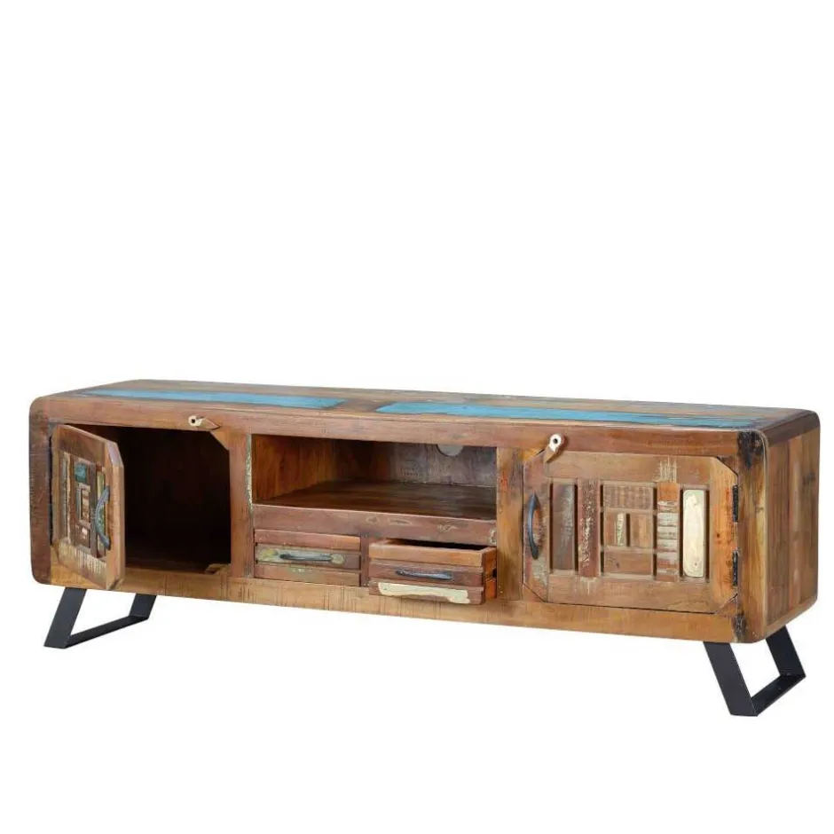Shabby Chic TV Lowboard aus Recyclingholz - Tunar^Wohnen