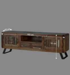 Shabby Chic TV Lowboard aus Recyclingholz - Tunar^Wohnen