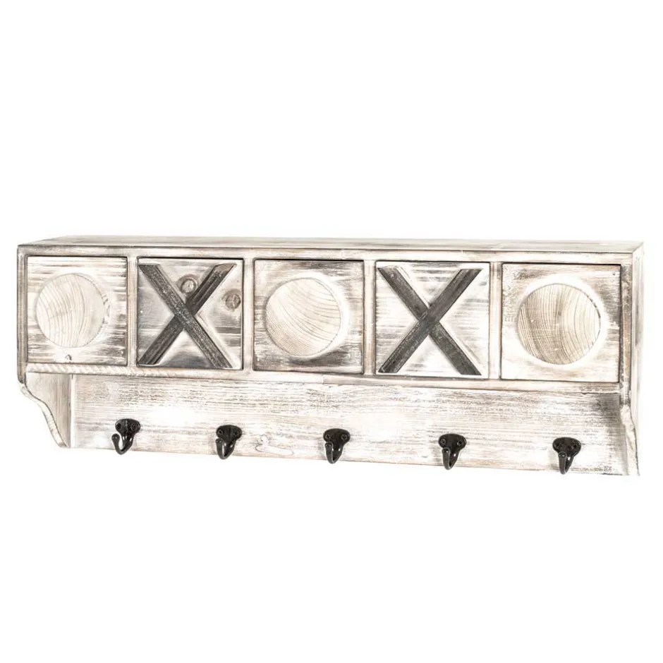 Shabby Chic Wandgarderobe mit fünf Schubladen - Amy^Wohnen Sale