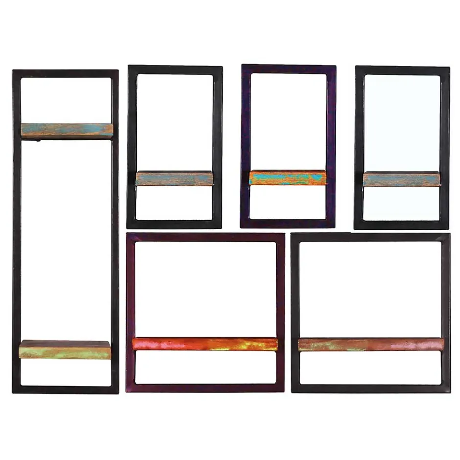 Shabby Chic Wandregale Set - Jamaica (sechsteilig)^Wohnen Clearance