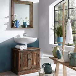 Shabby Chic Waschtisch & Spiegel - Jamaica (zweiteilig)^Wohnen Discount