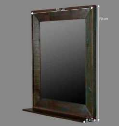 Shabby Chic Waschtisch & Spiegel - Jamaica (zweiteilig)^Wohnen Discount