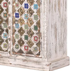 Shabby Chic Wohnzimmerschrank in Antikweiß - Mirell^Wohnen Clearance