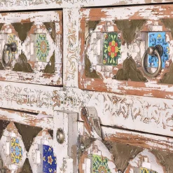 Shabby Chic Wohnzimmerschrank in Antikweiß - Mirell^Wohnen Clearance