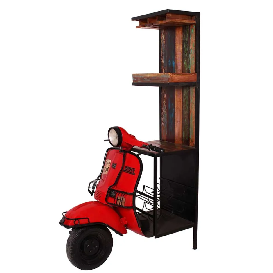 Wohnen Shabby Design Barschrank Roller Style - Pietra