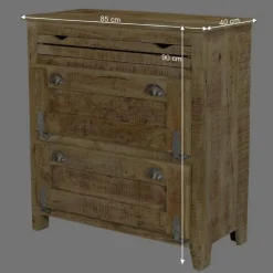 Shabby Design Schuhschrank mit 2 Klappen - Suennas^Wohnen Sale