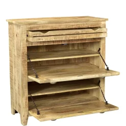 Shabby Design Schuhschrank mit 2 Klappen - Suennas^Wohnen Sale