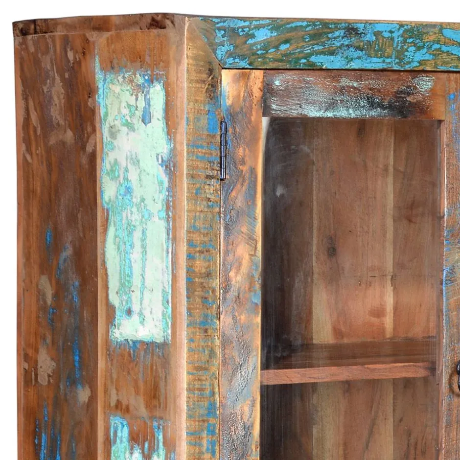 Shabby Design Vitrine aus Recyclingholz - Zeremonia^Wohnen Hot