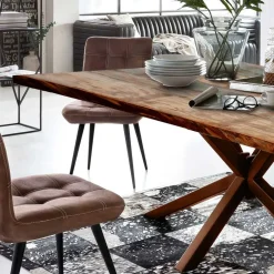 Shabby Designtisch aus Recyclingholz Bunt - Montesa^Wohnen New