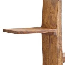 Sheesham Wandregal mit vier Böden - Elmin^Wohnen Discount