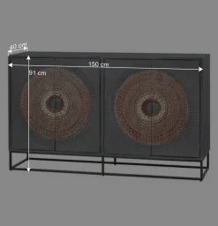 Wohnen Sideboard - dekorativ mit Mandalas - Mesusco