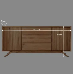 Wohnen Sideboard aus Wildeiche Massivholz - Fredellia