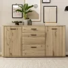 Wohnen Sideboard in Asteiche Hell - Jevedaz
