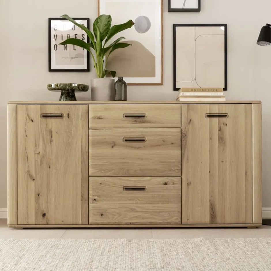 Wohnen Sideboard in Asteiche Hell - Jevedaz