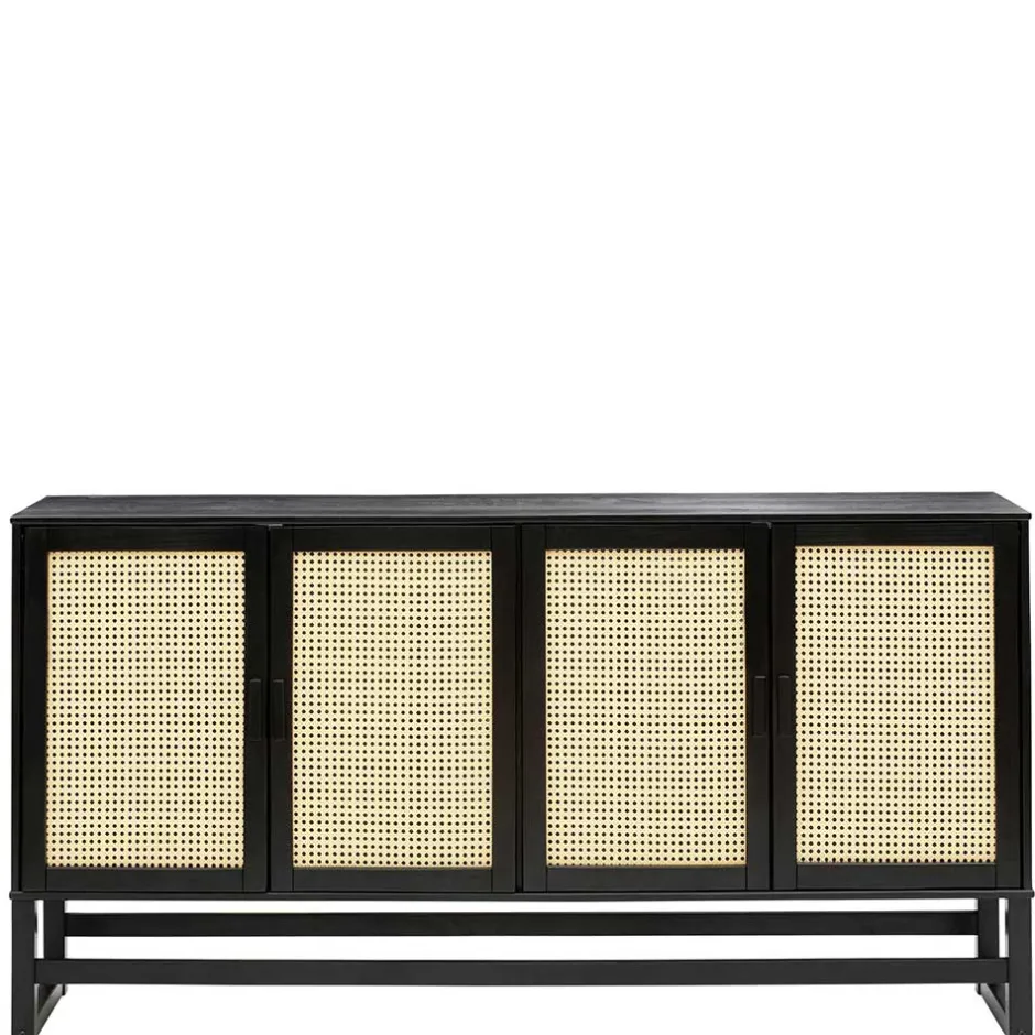 Sideboard in Dunkelbraun mit Wiener Geflecht - Santiana^Wohnen Clearance