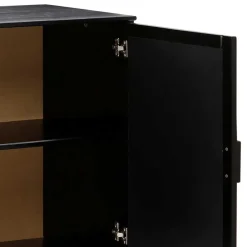 Sideboard in Dunkelbraun mit Wiener Geflecht - Santiana^Wohnen Clearance