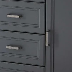 Sideboard in Dunkelgrau und Eiche - Joe^Wohnen Discount