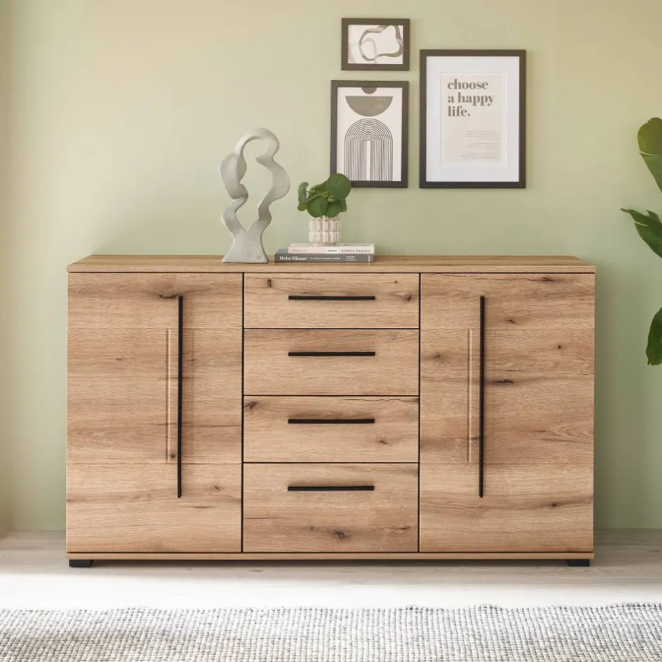 Wohnen Sideboard in Eiche Dekor - Brocus