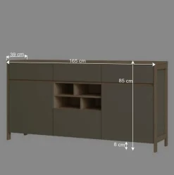 Sideboard in Eukalyptus und Eiche Optik - Promo^Wohnen Hot