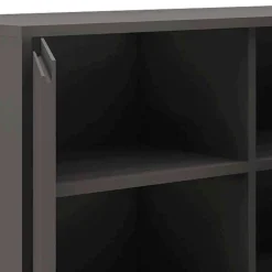 Wohnen Sideboard in Grau & Gold - Tajibo