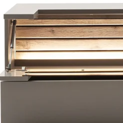 Sideboard in Grau mit Wildeiche - Teorina^Wohnen Discount