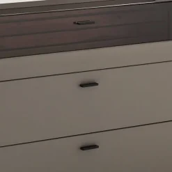 Sideboard in Grau mit Wildeiche - Teorina^Wohnen Discount