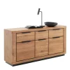 Wohnen Sideboard in Wildeiche mit Schwarz - Vlacoma