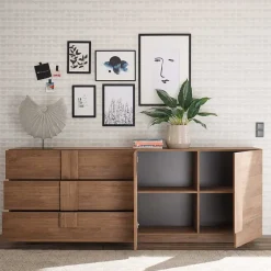 Wohnen Sideboard mit 3 Schubladen & 2 Türen - Basento I