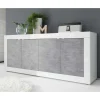 Sideboard mit 4 Türen in Beton Optik - Narandu^Wohnen