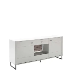 Wohnen Sideboard mit Glaseinsatz modern - Varzino
