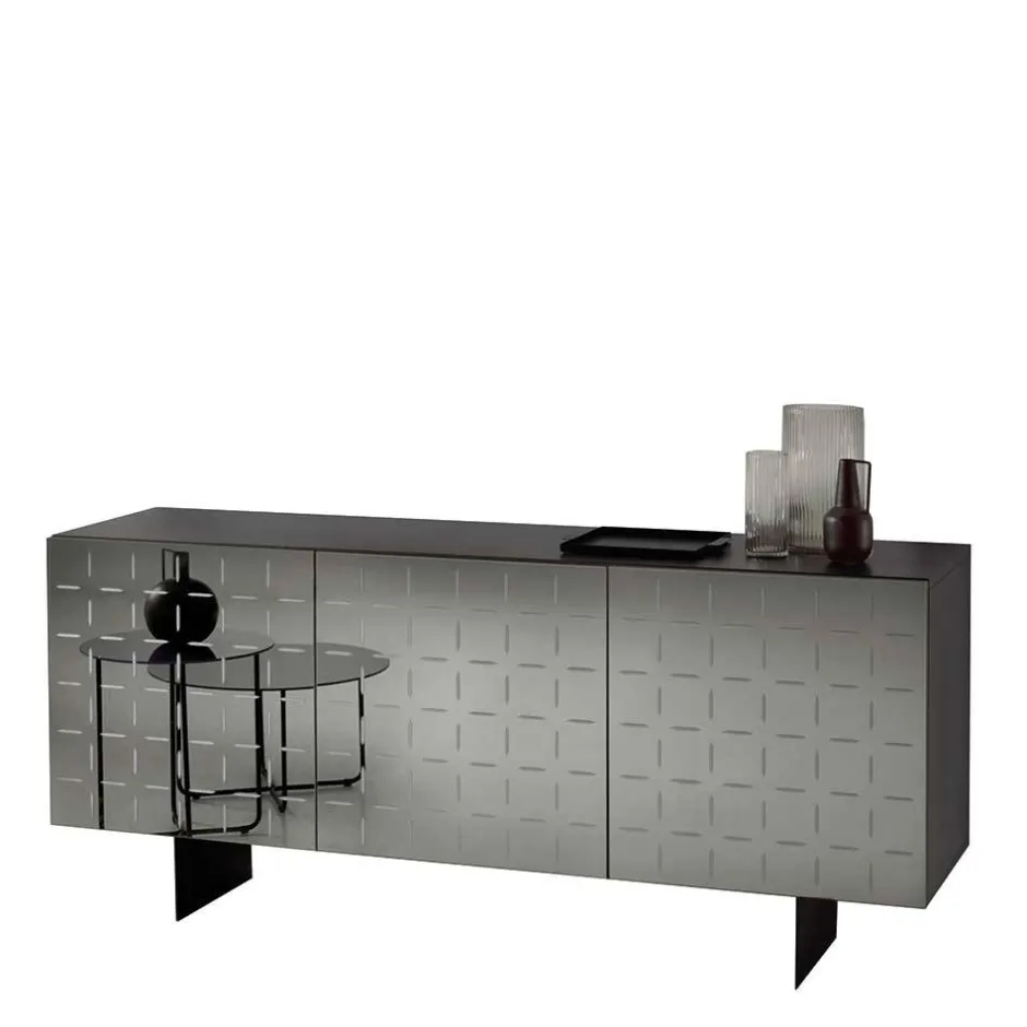 Sideboard mit rauchgrauer Spiegelfront - Garecio^Wohnen Outlet
