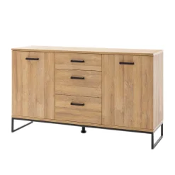 Wohnen Sideboard mit schwarzem Bügelgestell offen - Truvisas