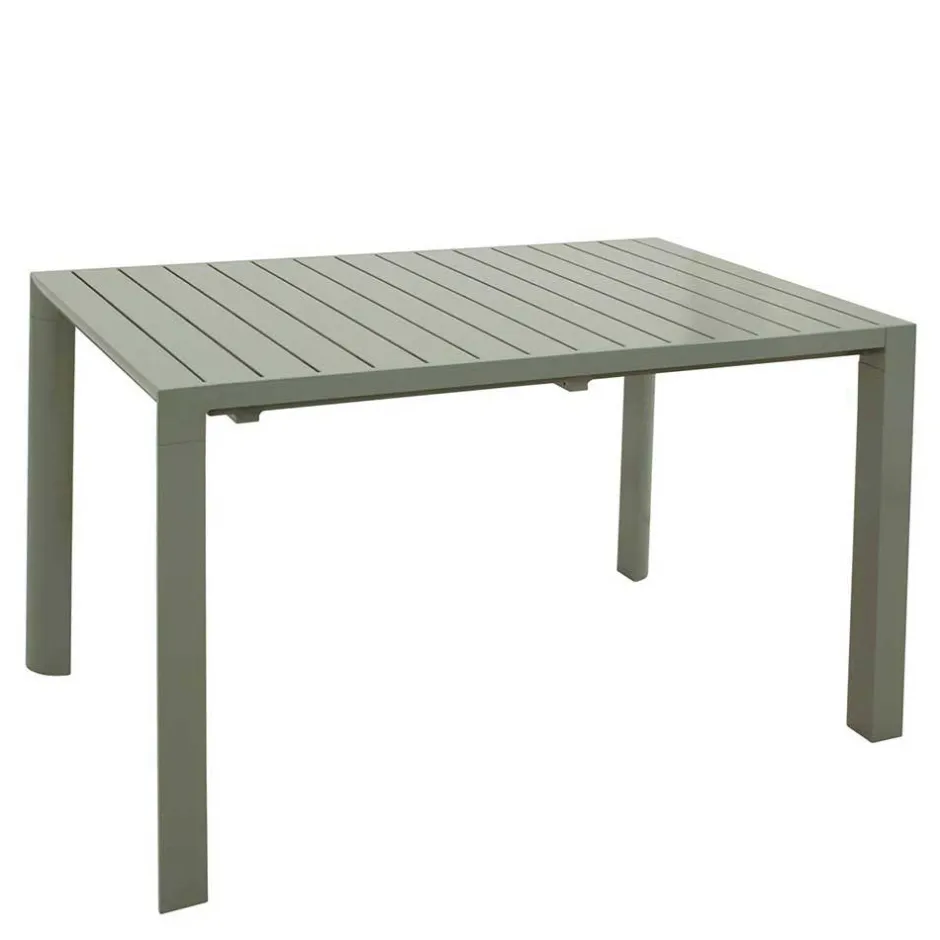 Wohnen Silbergrauer Gartentisch mit Front Butterflyauszug - Sergio