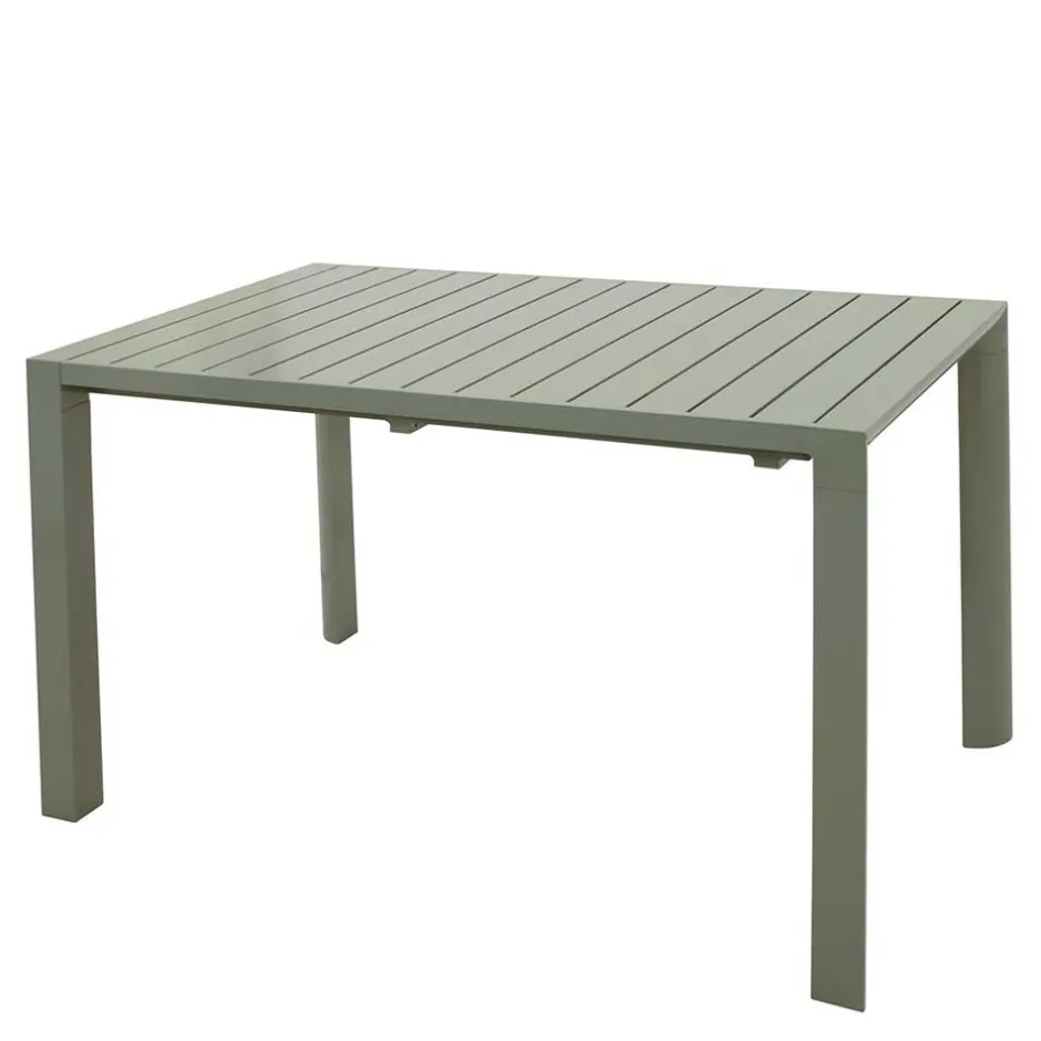 Wohnen Silbergrauer Gartentisch mit Front Butterflyauszug - Sergio