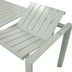 Wohnen Silbergrauer Gartentisch mit Front Butterflyauszug - Sergio
