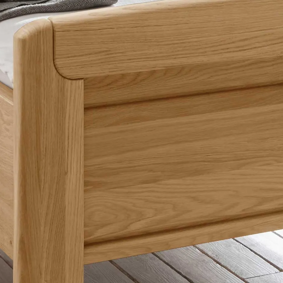 Wohnen Singlebett & Nachtkommode Kombi Set - Emdsiva (zweiteilig)